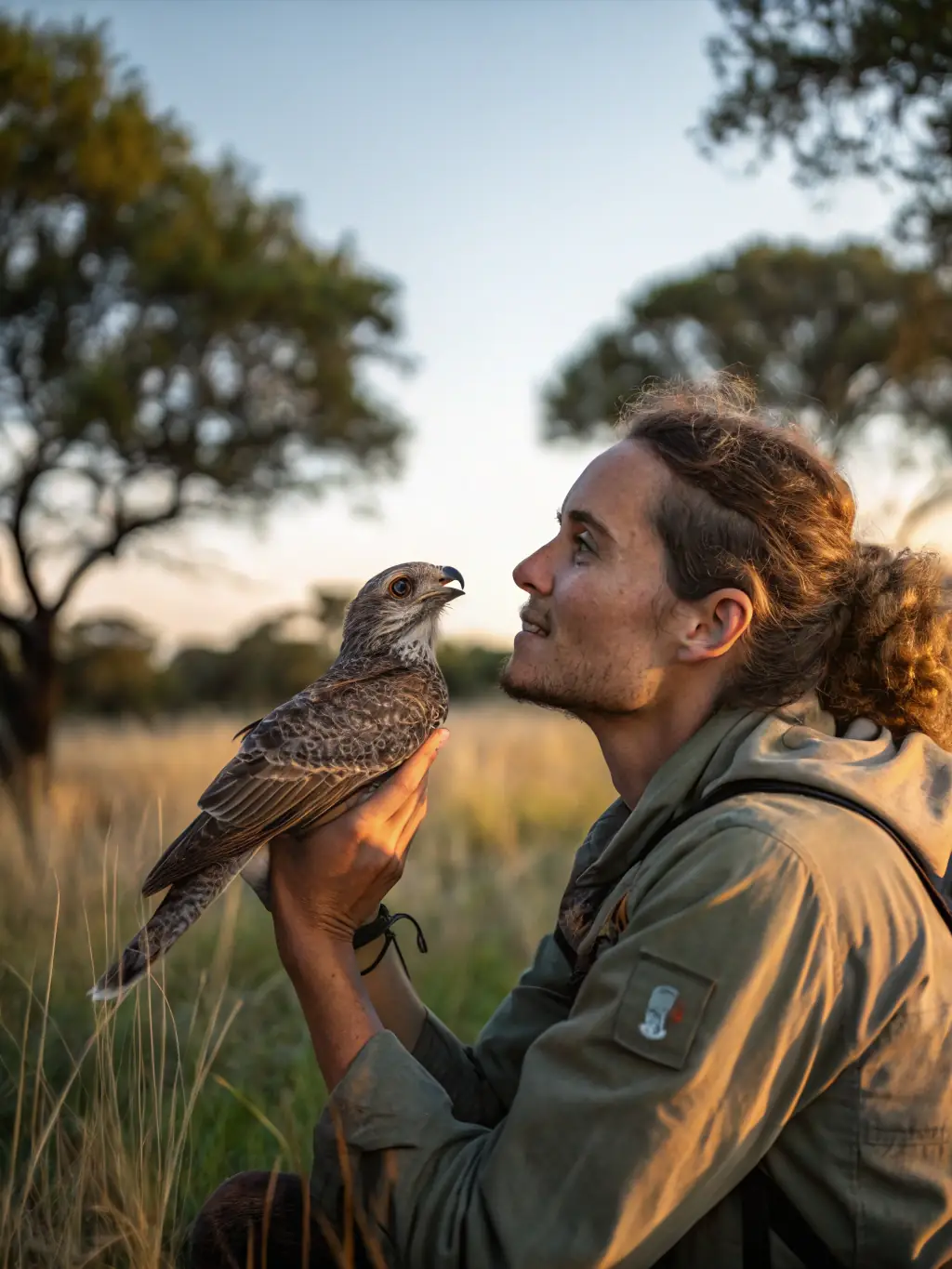 A group of conservationists releasing a rehabilitated deer back into its natural habitat, showcasing the organization's commitment to wildlife rehabilitation and conservation.